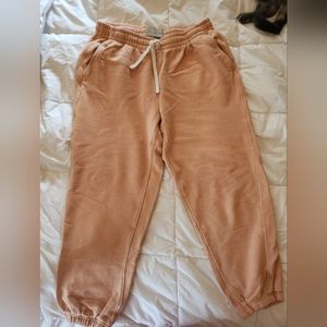 Everlane The Track Jogger Sweatpants in Apricot Women's Size Small